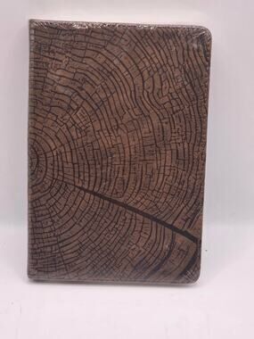 CAGIE A5 Lined Journal Brown Tree Ring Faux Leather Hardcover Notebook New